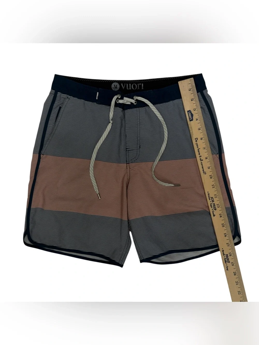 Vuori Cruise Board Shorts Mens 30 Blue 7” Performance Swim Beach Surf Trunk V314